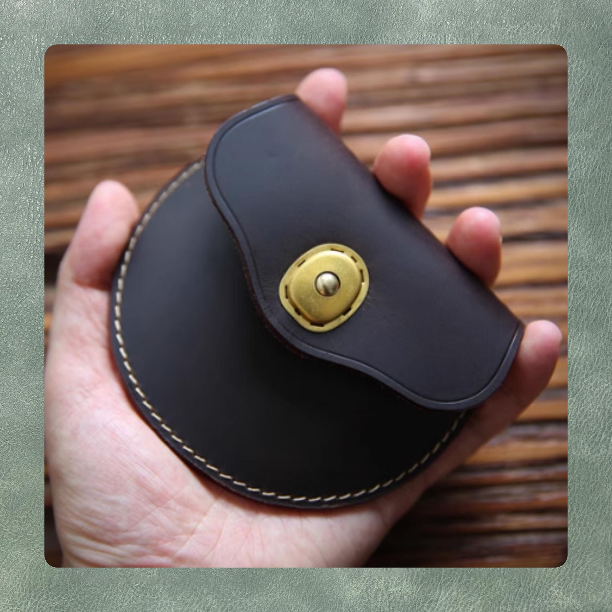 Custom Coin Purse Leather Steel Knife Die Cutting/Handmade Leather Craft Punch Tool/Suitable for DIY Craft Projects and Personalized Gifts
