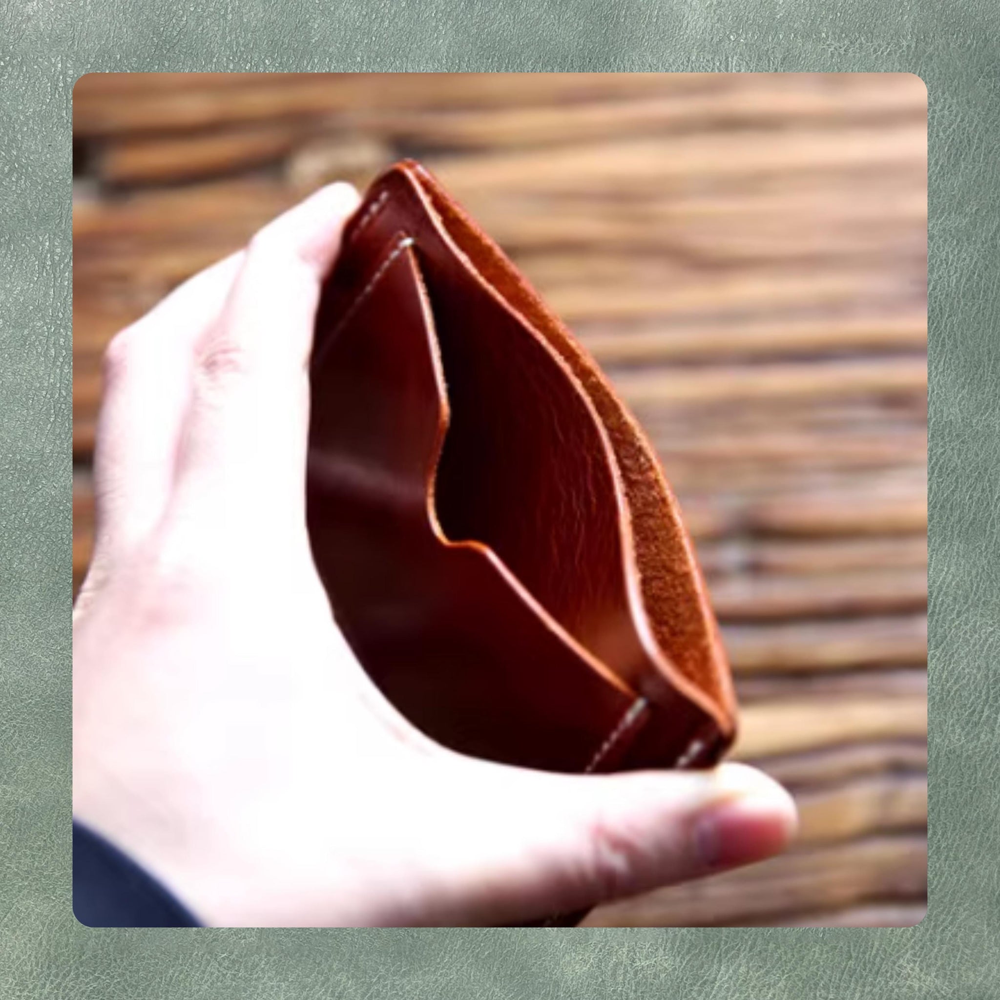 Card Holder Custom Leather Steel Knife Die Cutting/Handmade Leather Craft Punch Tool/Suitable for DIY Craft Projects and Personalized Gifts