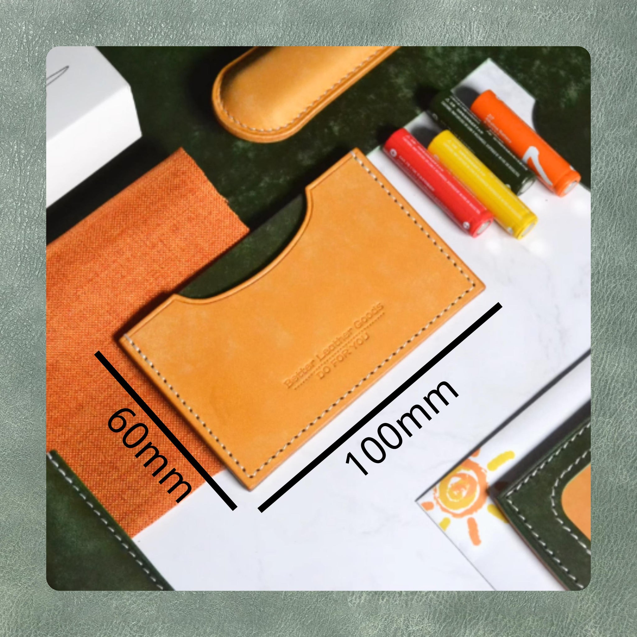 DIY card holder leather die cutting | custom precision steel knife cutting die | leather craft punching tool set | for Sizzix machines
