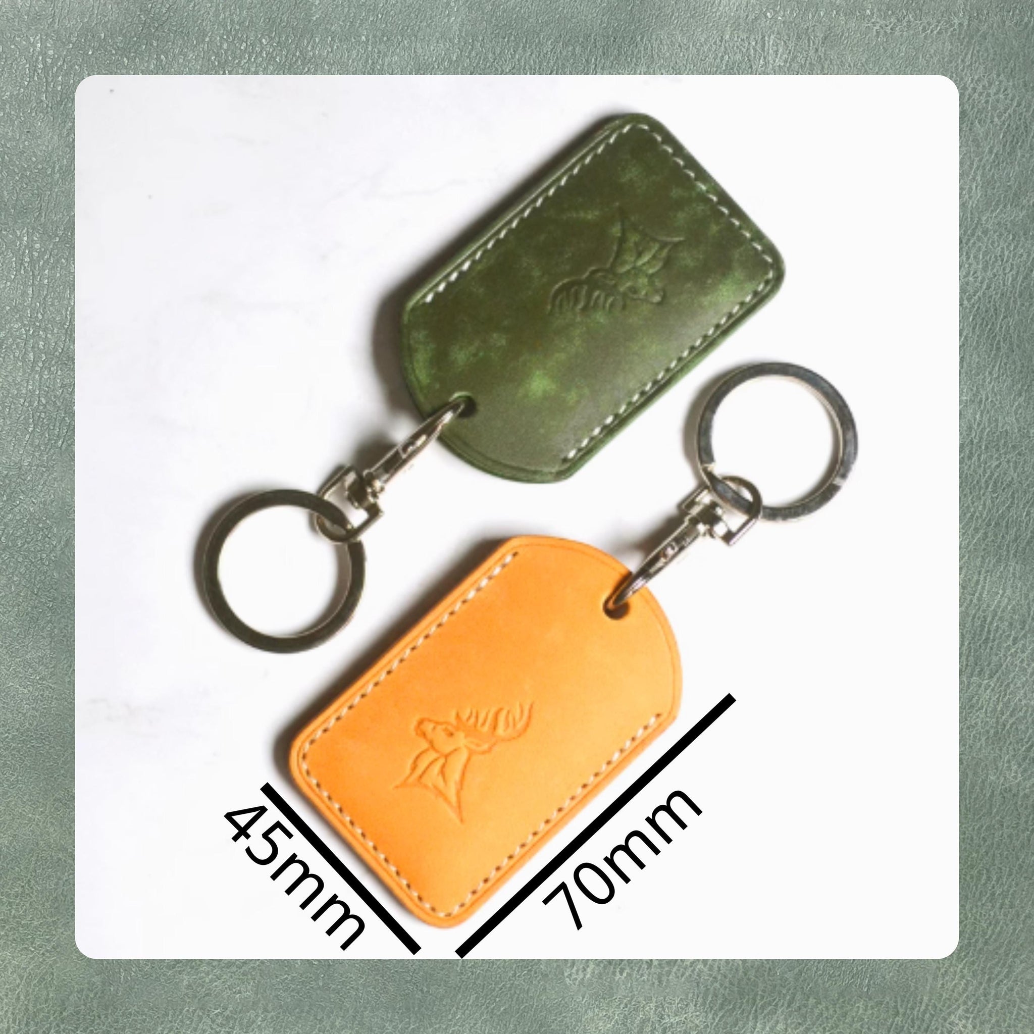 DIY Keychain Leather Die Cutting | Custom Quality Steel Knife Metal Cutting Dies | Leather Craft Punching Tool Set | Sizzix Compatible
