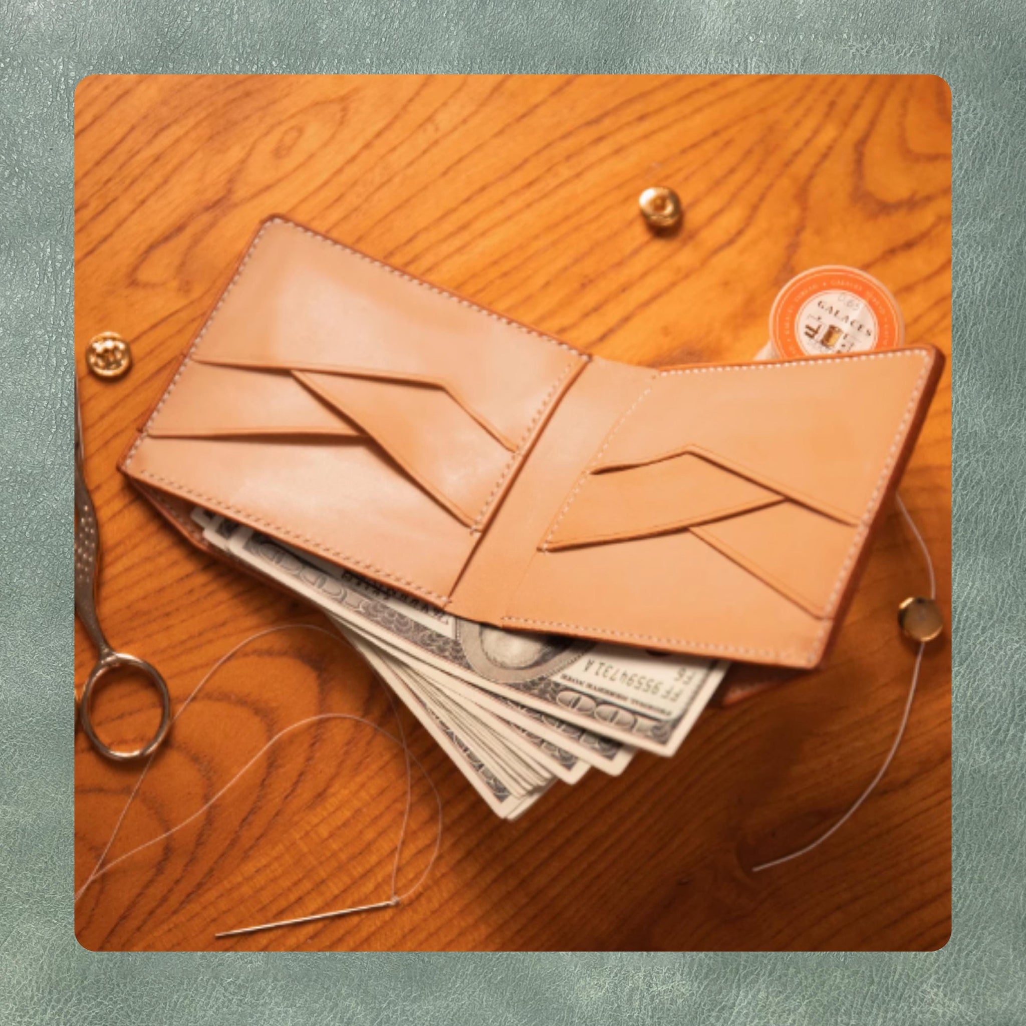 Bifold Wallet Leather Cutting Die, DIY High Quality Leather Precision Die Cutting Tool, Handmade Steel Knife Metal Punching Tool Set