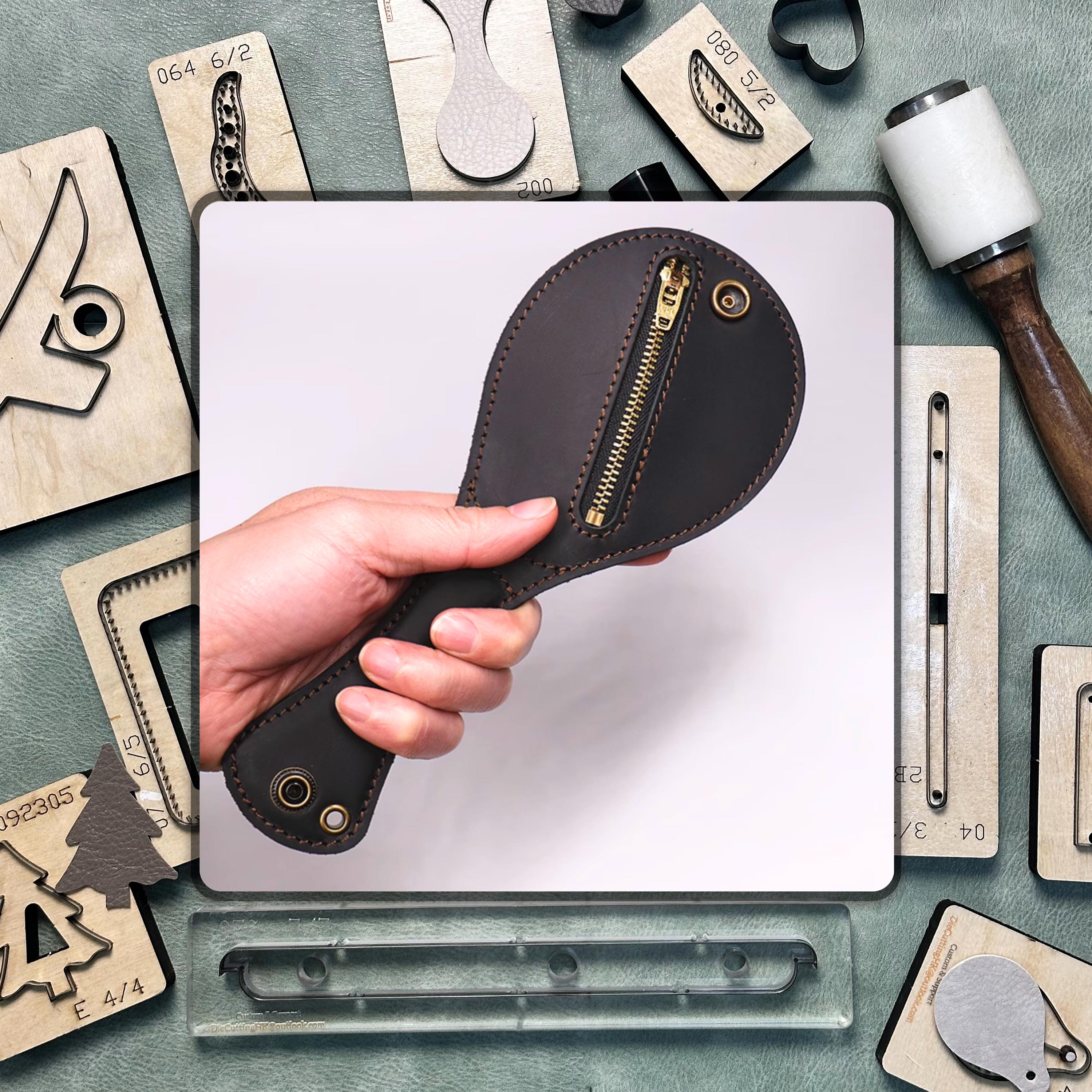 Custom Waist Bag Coin Purse Leather Die Cutting - Handmade Leather Precision Cutting Dies, High Quality Steel Knife Metal Punching Tool Set