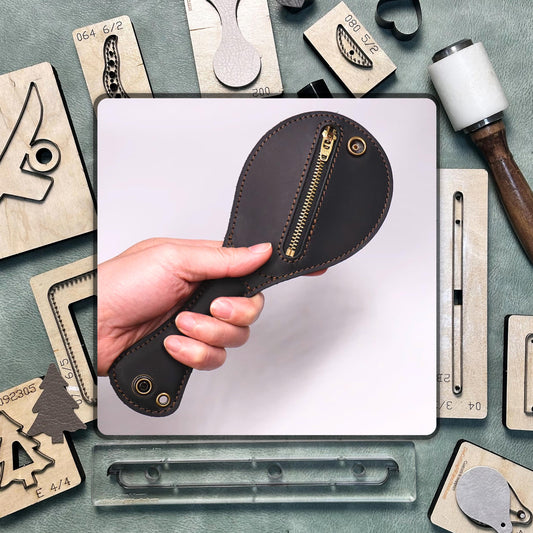 Custom Waist Bag Coin Purse Leather Die Cutting - Handmade Leather Precision Cutting Dies, High Quality Steel Knife Metal Punching Tool Set