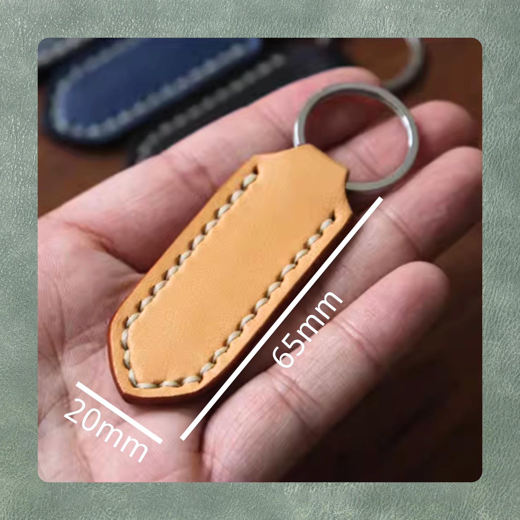 Custom Keychain Leather Die Cutting - Handmade Pendant Leather Precision Cutting Die, High Quality Steel Knife Metal Punching Tool Set