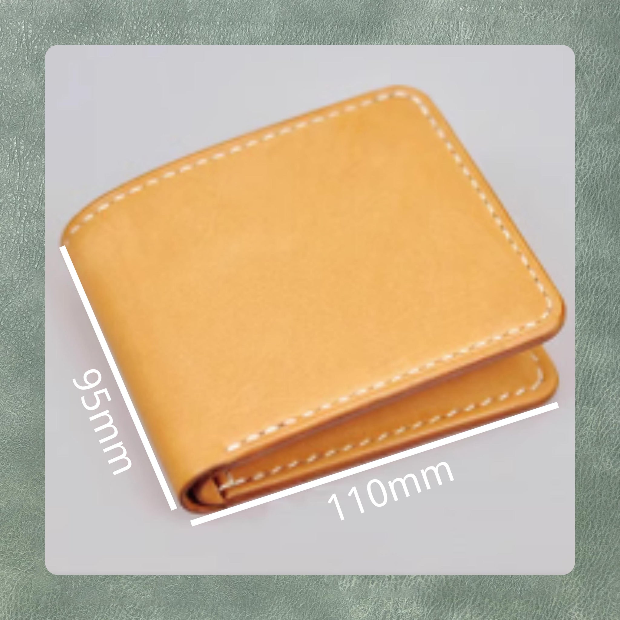 Custom short wallet leather die cutting, DIY leather steel knife metal cutting die, handmade leather crafts kraft paper punch tool set