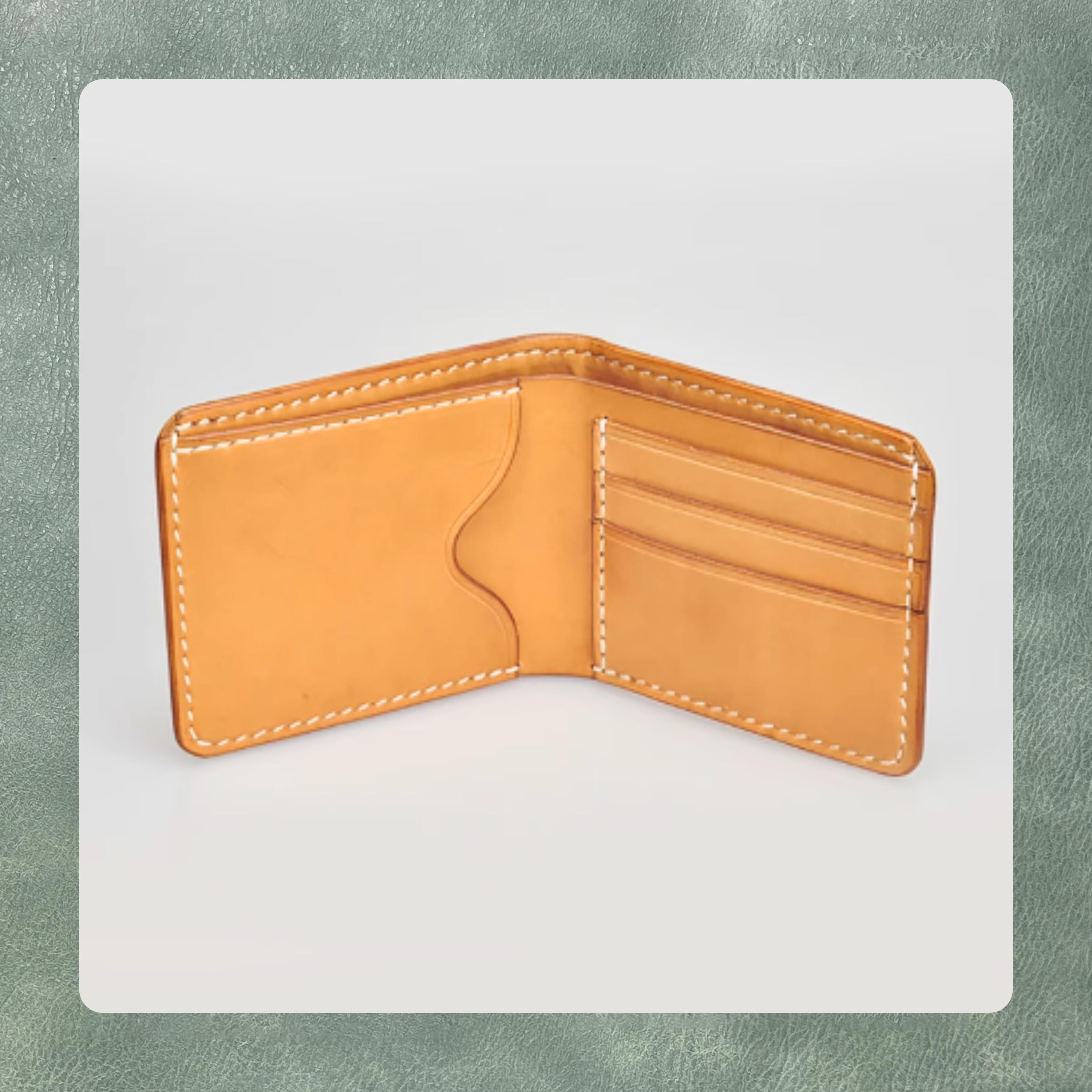 Custom short wallet leather die cutting, DIY leather steel knife metal cutting die, handmade leather crafts kraft paper punch tool set