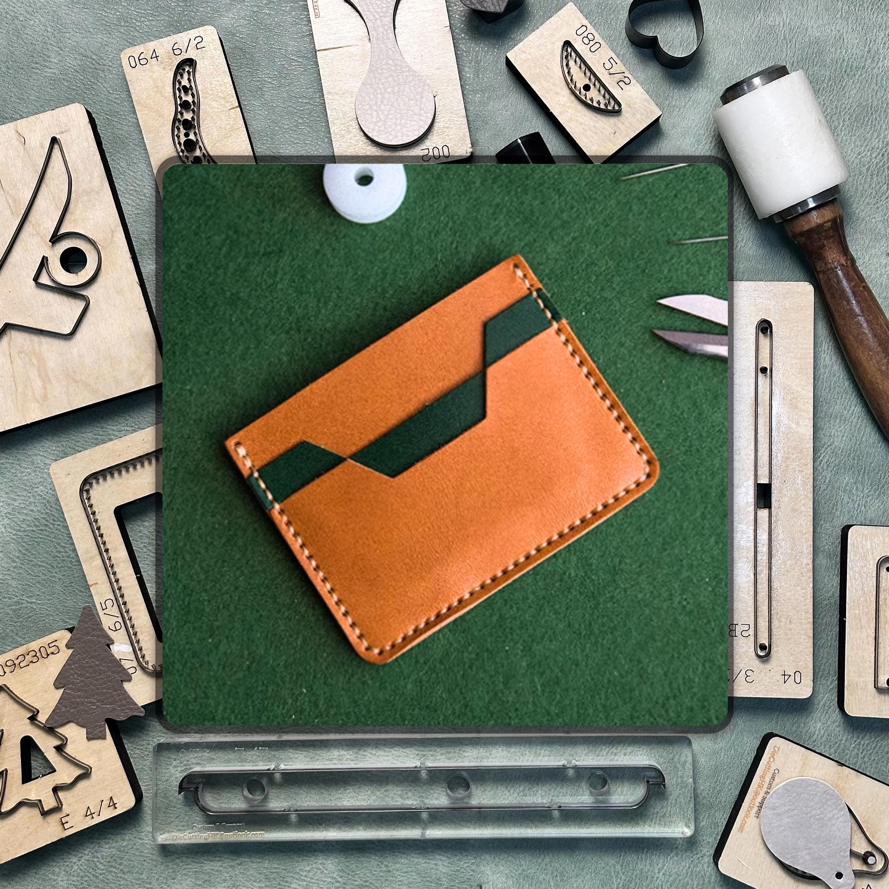 High Quality DIY Card Holder Leather Die Cutting/Handmade Leather Craft Punching Tool Set/Sizzix Die Cutting Machine Steel Ruler Die