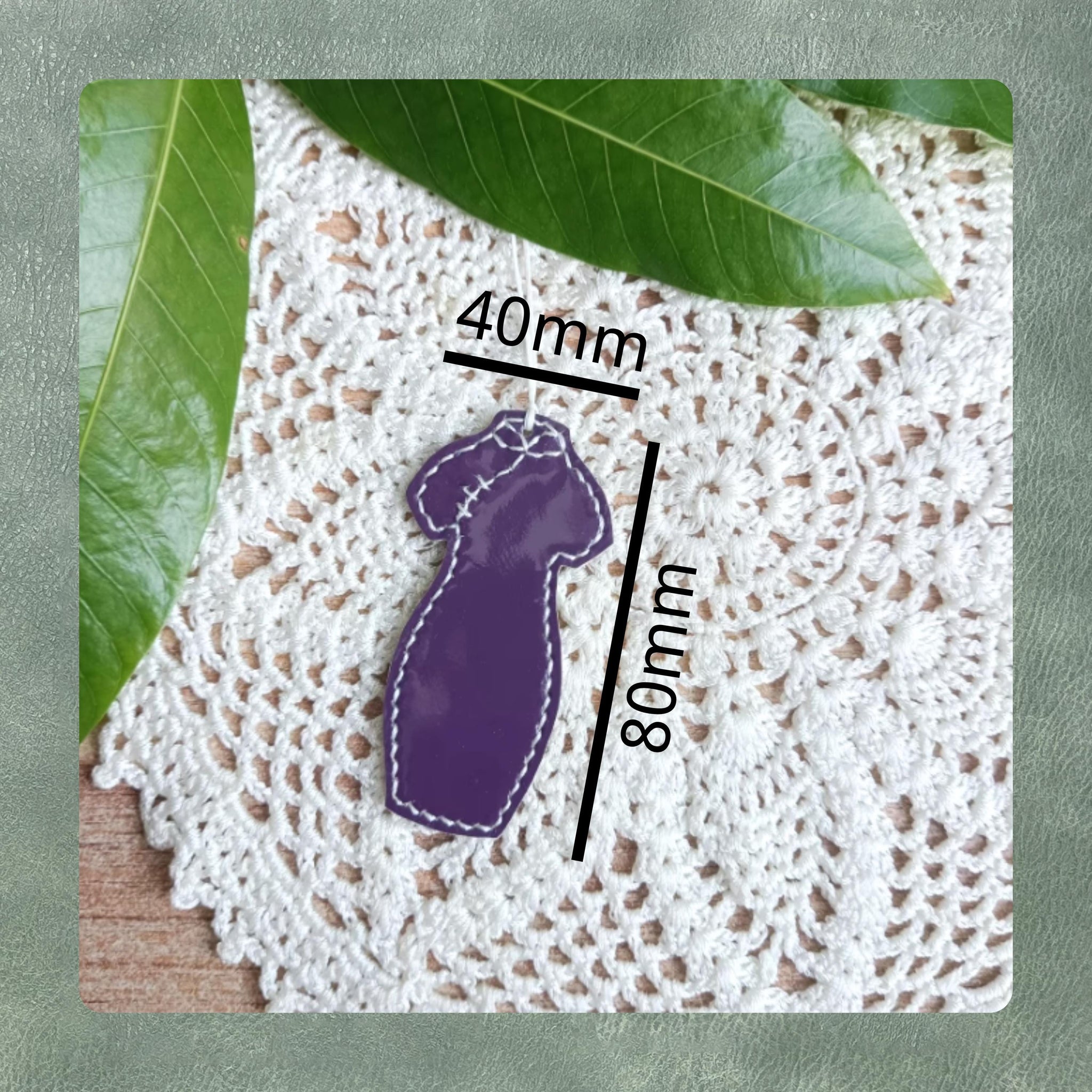 High-quality leather cheongsam pendant cutting die/precision steel knife punching tool/custom Chinese style keychain craft cutting kit