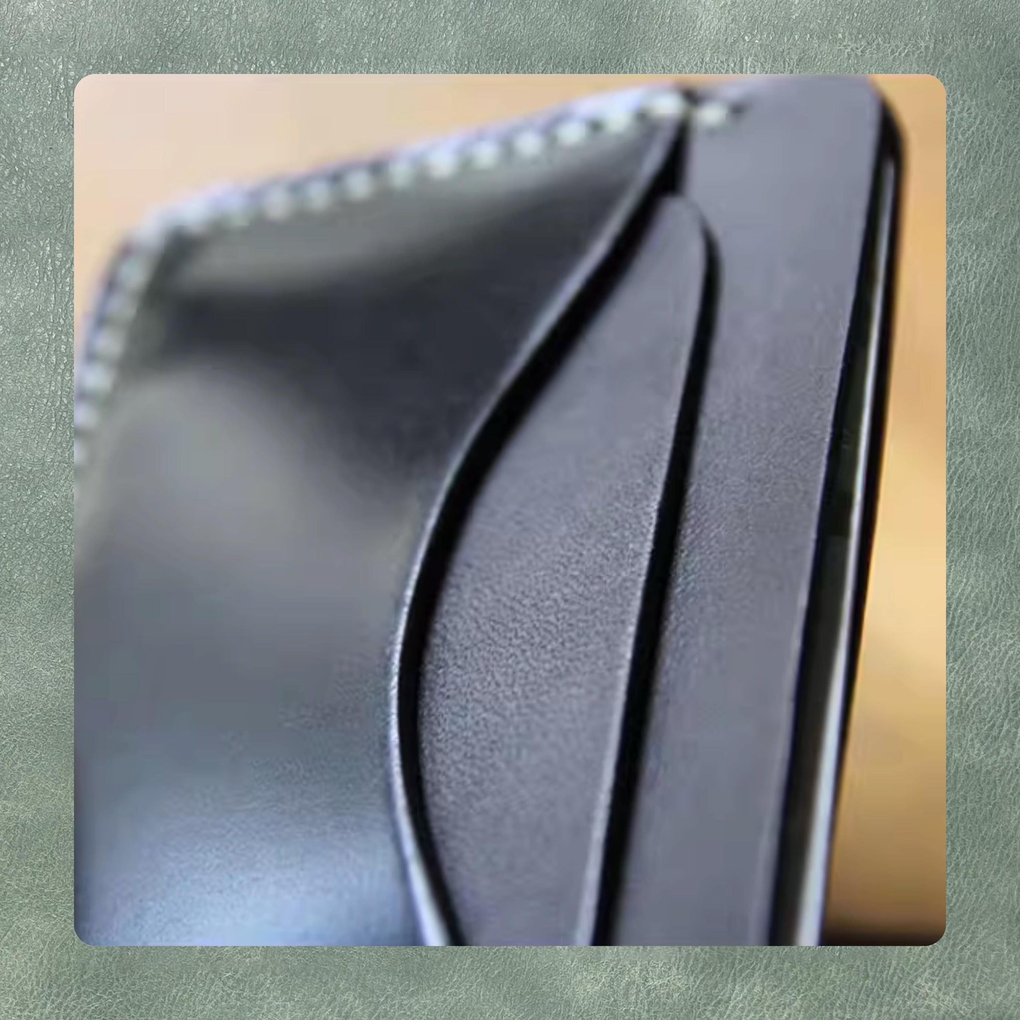Premium Card Holder Leather Cutting Dies - Precision Leather Craft Punch Tools | Durable Steel Knife Die Set for DIY and Craft Projects