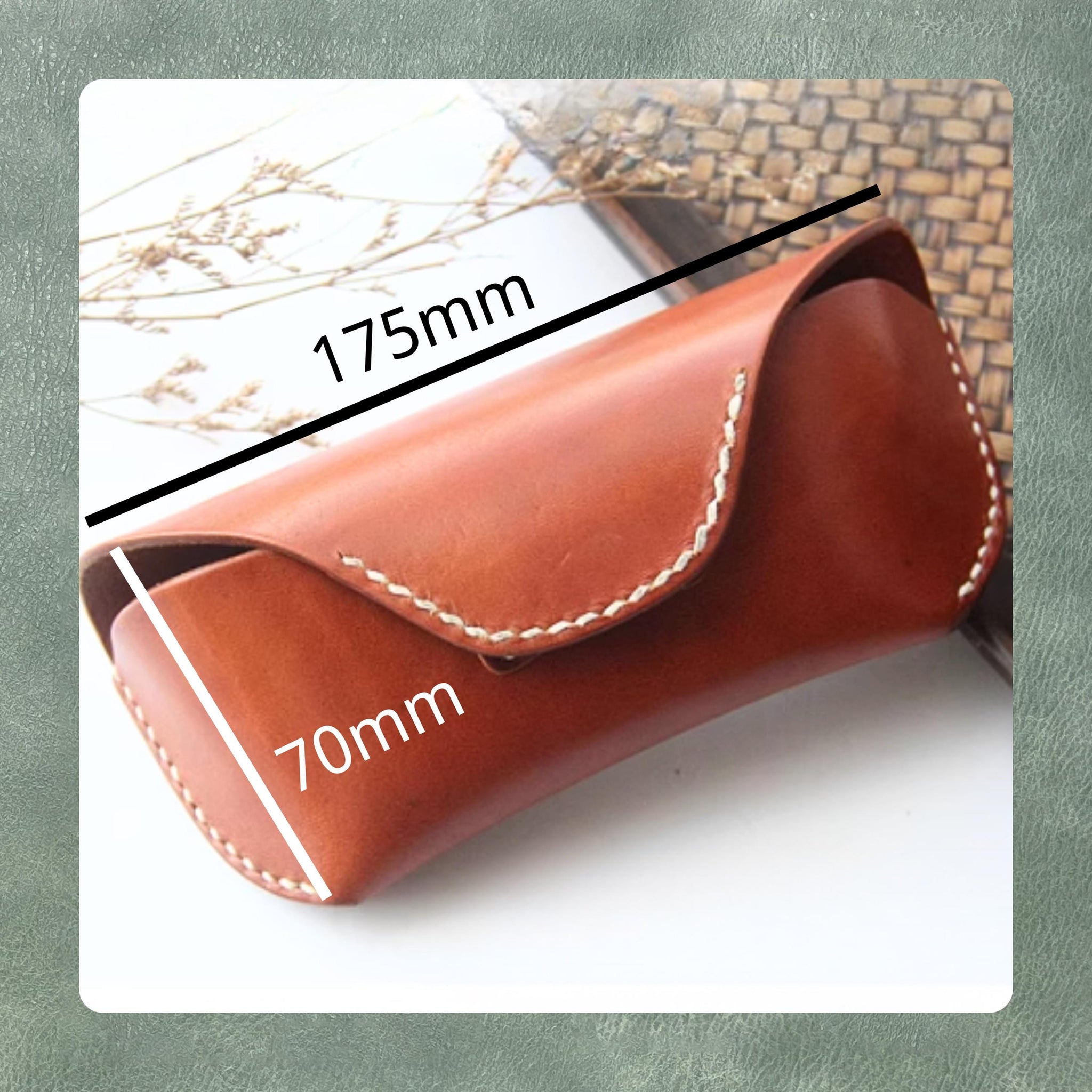 Handmade Eyeglass Bag Leather Cutting Dies - Precision Leather Craft Punch Tools | Durable Steel Knife Die Set for DIY and Craft Projects