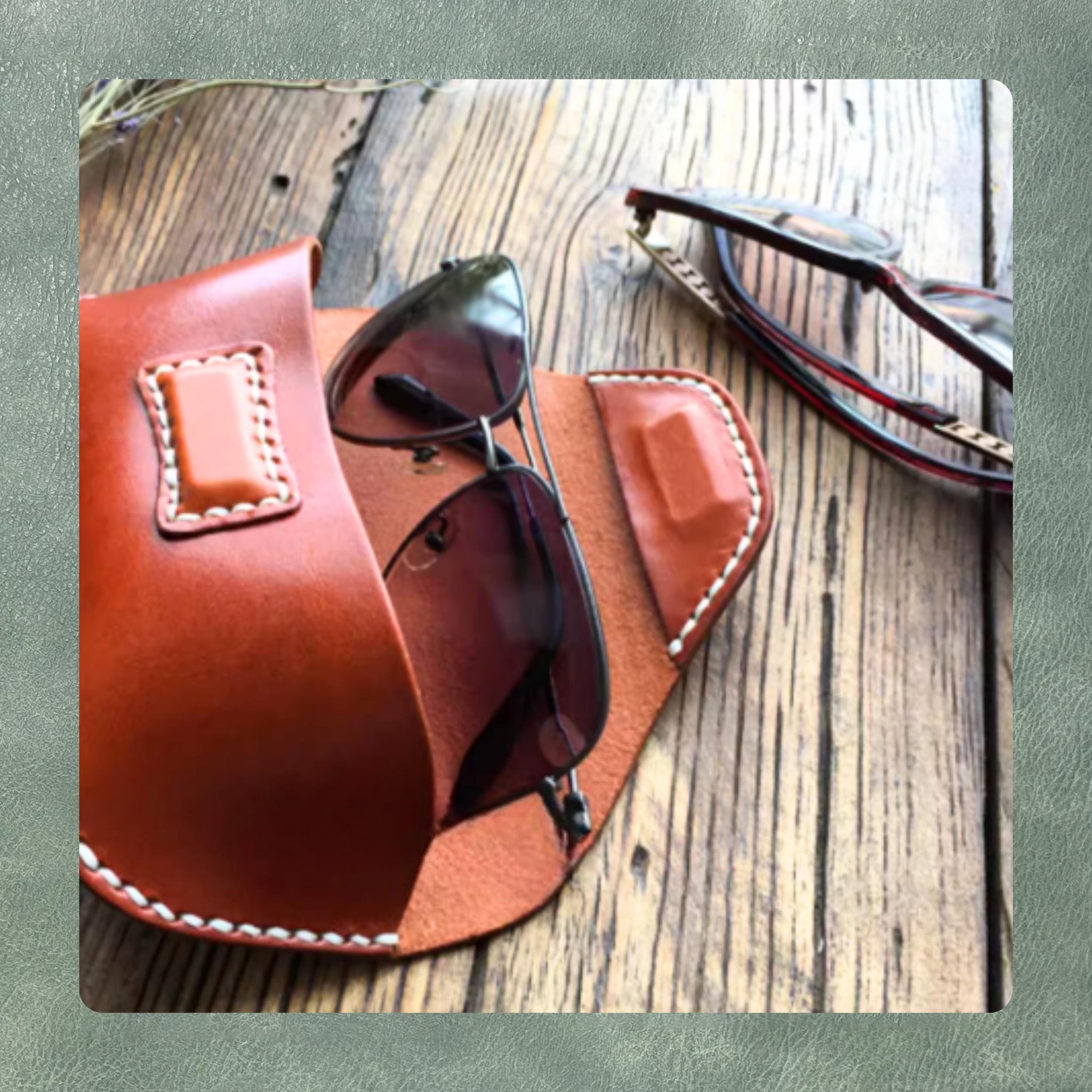 Handmade Eyeglass Bag Leather Cutting Dies - Precision Leather Craft Punch Tools | Durable Steel Knife Die Set for DIY and Craft Projects