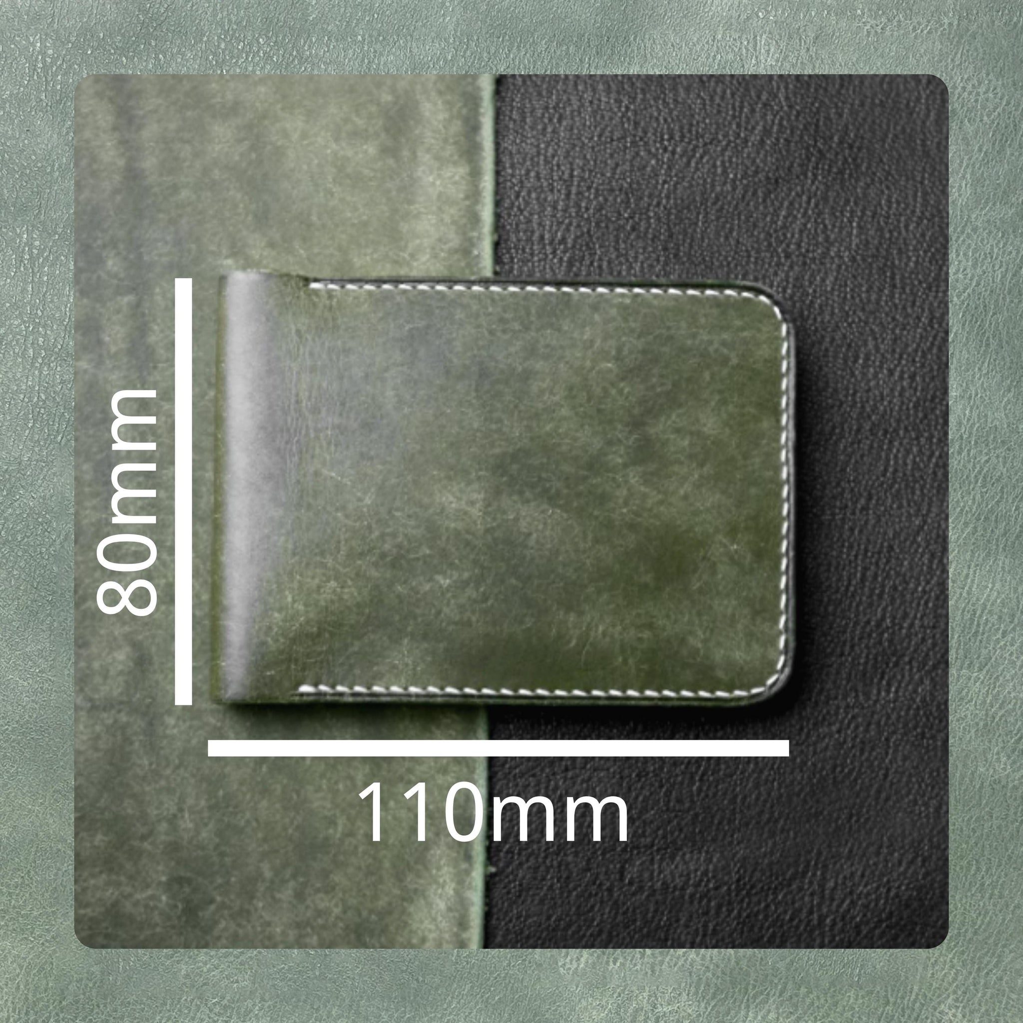 Spring Clip Wallet Leather Cutting Die, Handmade Leather Steel Knife Metal Die Cutting, Custom Leather Crafts Kraft Paper Punch Tool Set