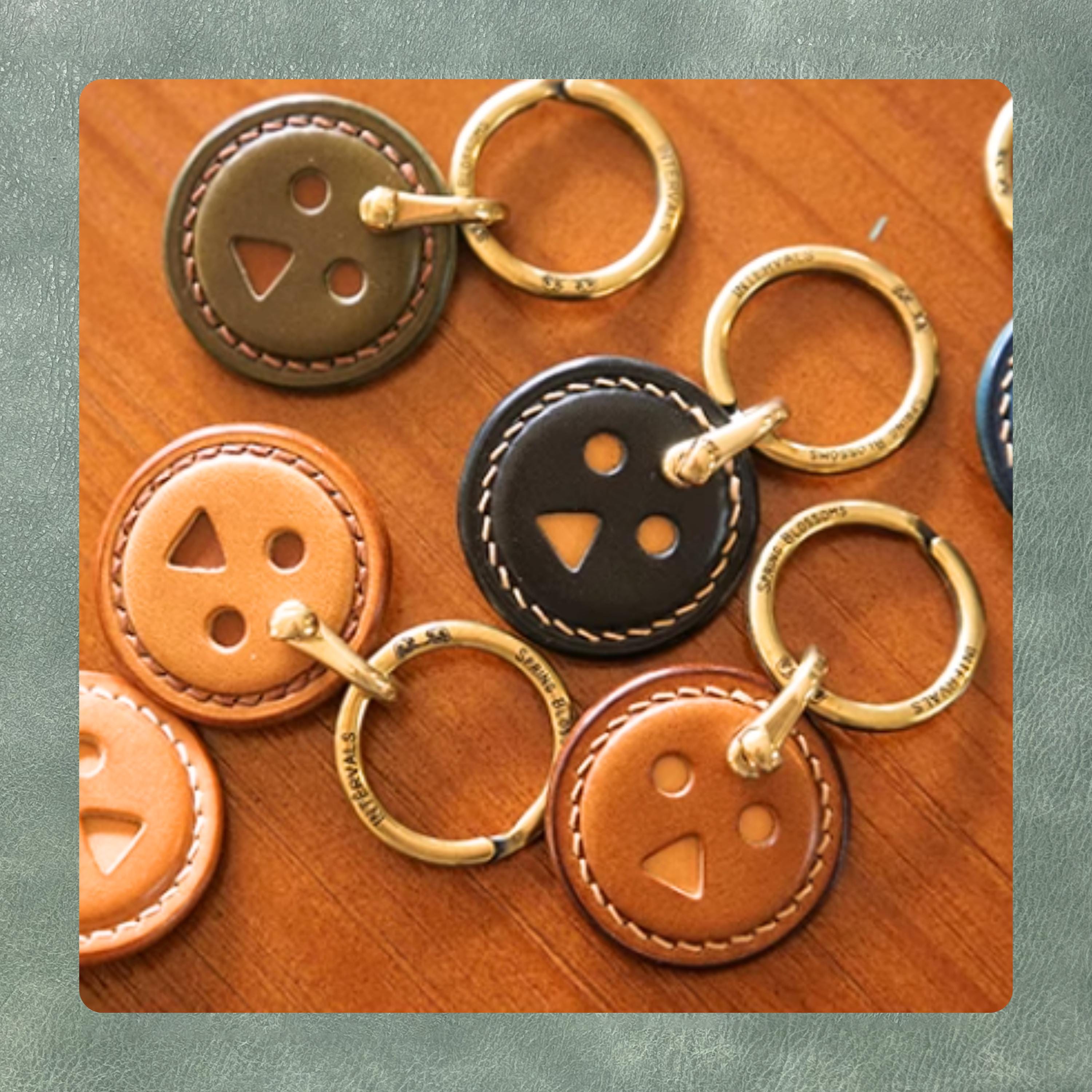 Personalized Expression Keychain Leather Punching Tool/Handmade High Quality Steel Knife Metal Knife Die/DIY Leather Craft Cutting Kit