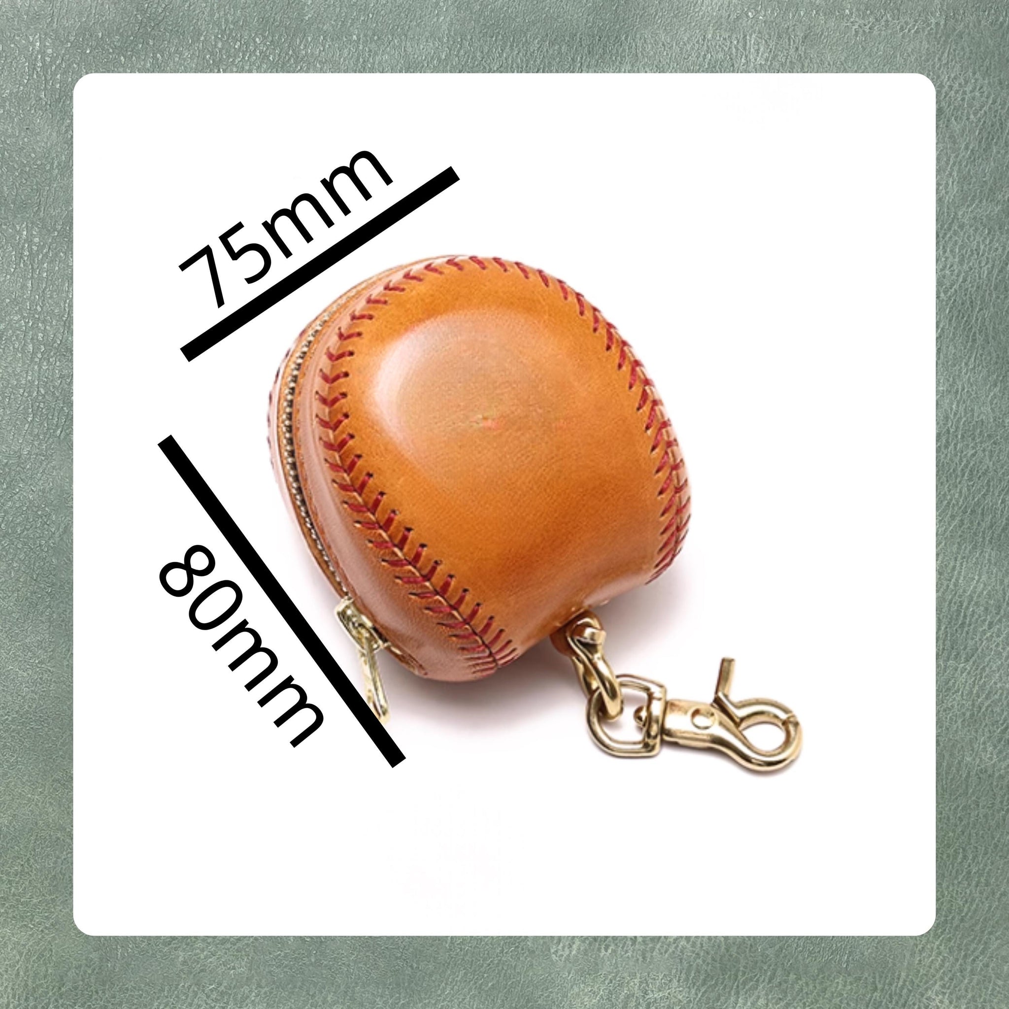 Handmade Baseball Coin Purse Leather Punch Tool - Custom Earphone Case Metal Steel Blade | Premium Precision Leather Key Case Cutting Set
