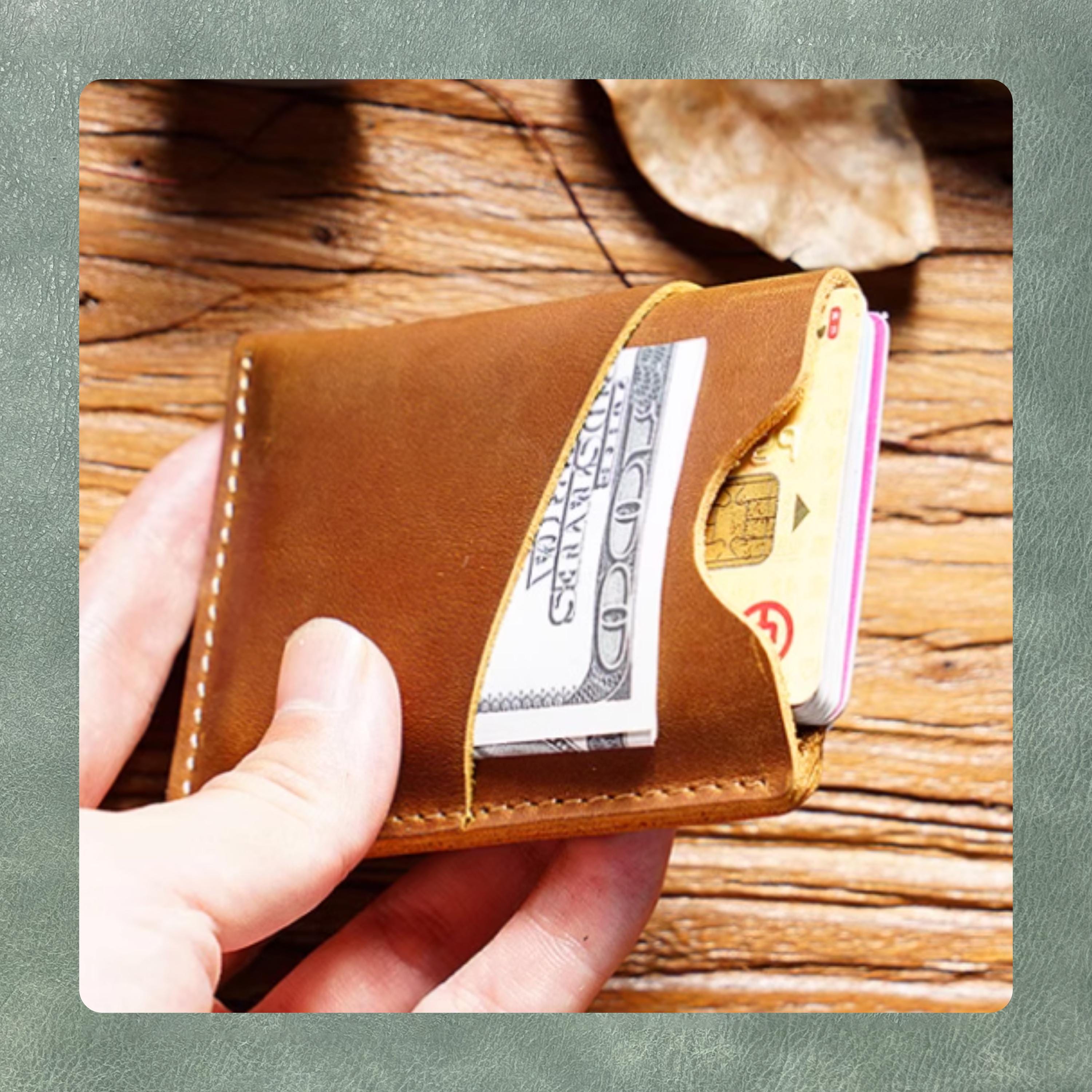 Premium Card Holder Leather Die Cutting - Precision Leather Craft Punch Tool | Durable Steel Knife Die Set for DIY and Craft Projects